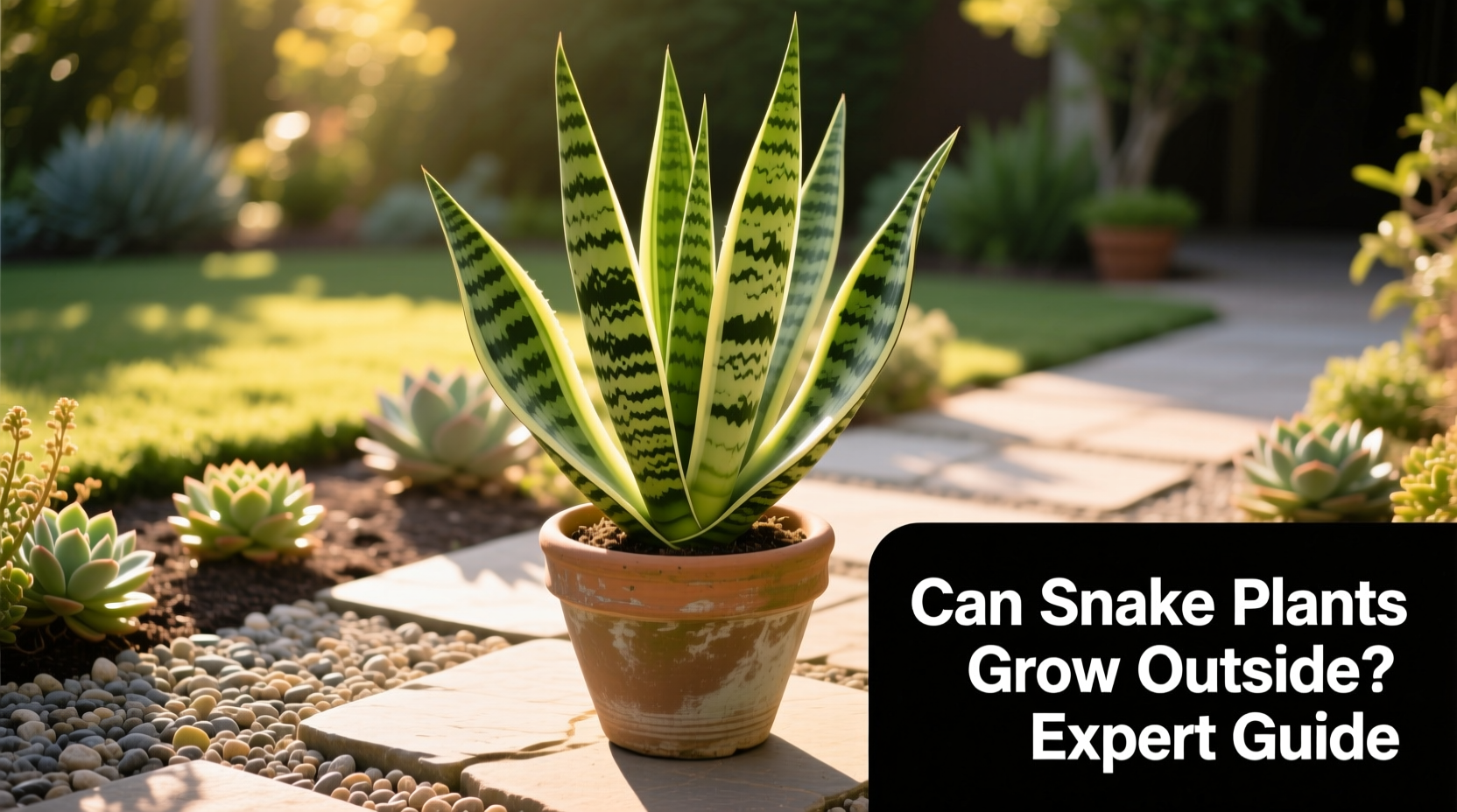 can snake plants grow outside