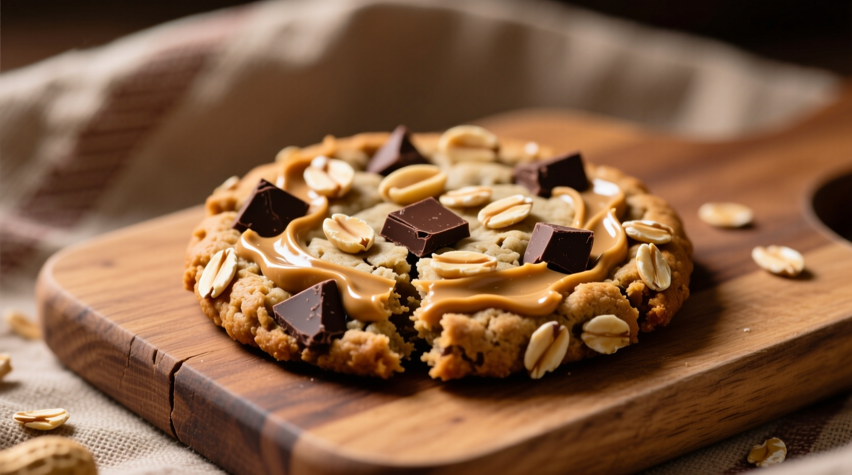 no bake cookie chocolate peanut butter oats recipe