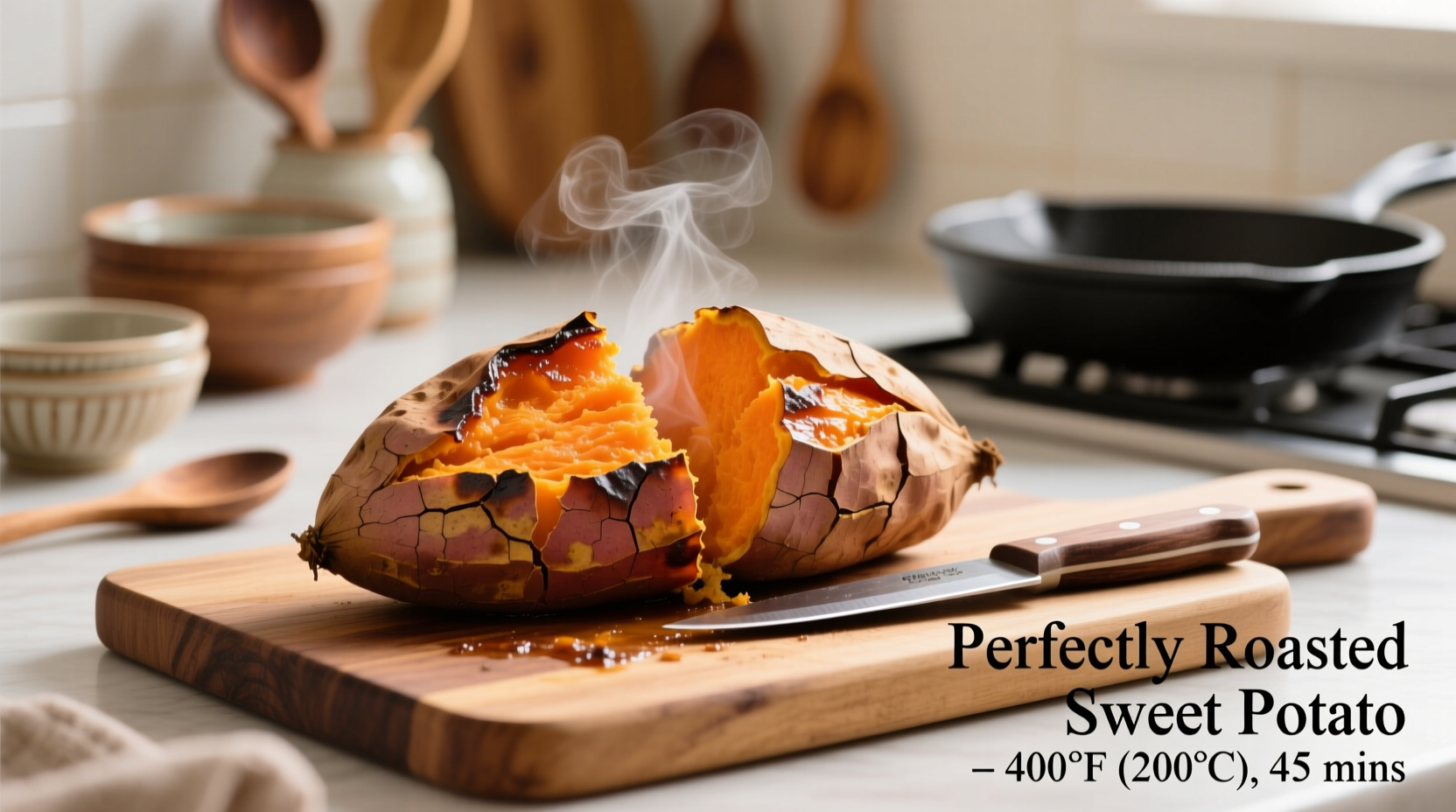 how to roast sweet potato in oven
