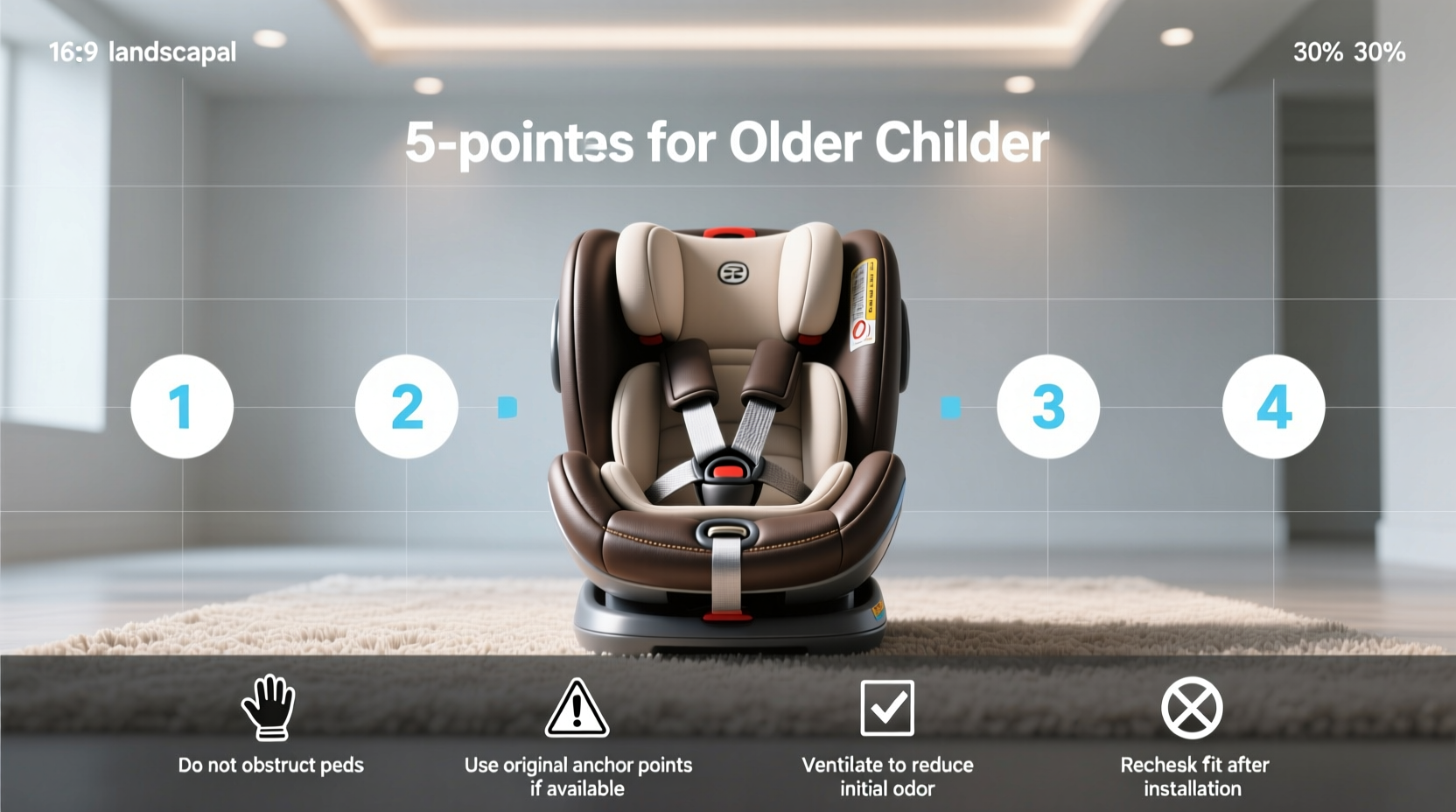 5-point harness car seat for older child buying guide