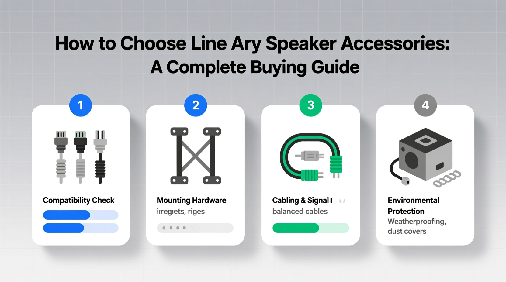 line array speaker accessories