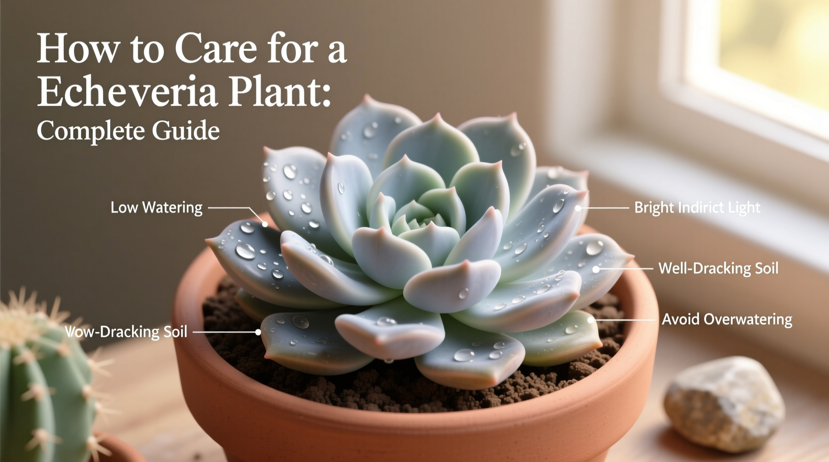 how to care for a echeveria plant