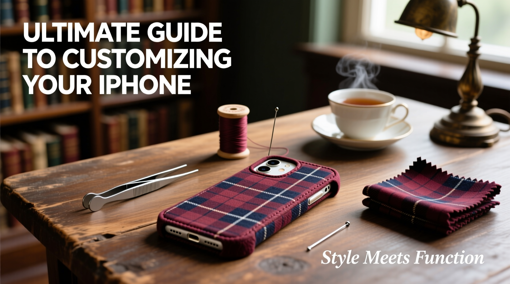 ultimate guide to customizing your iphone with a stylish plaid fabric case