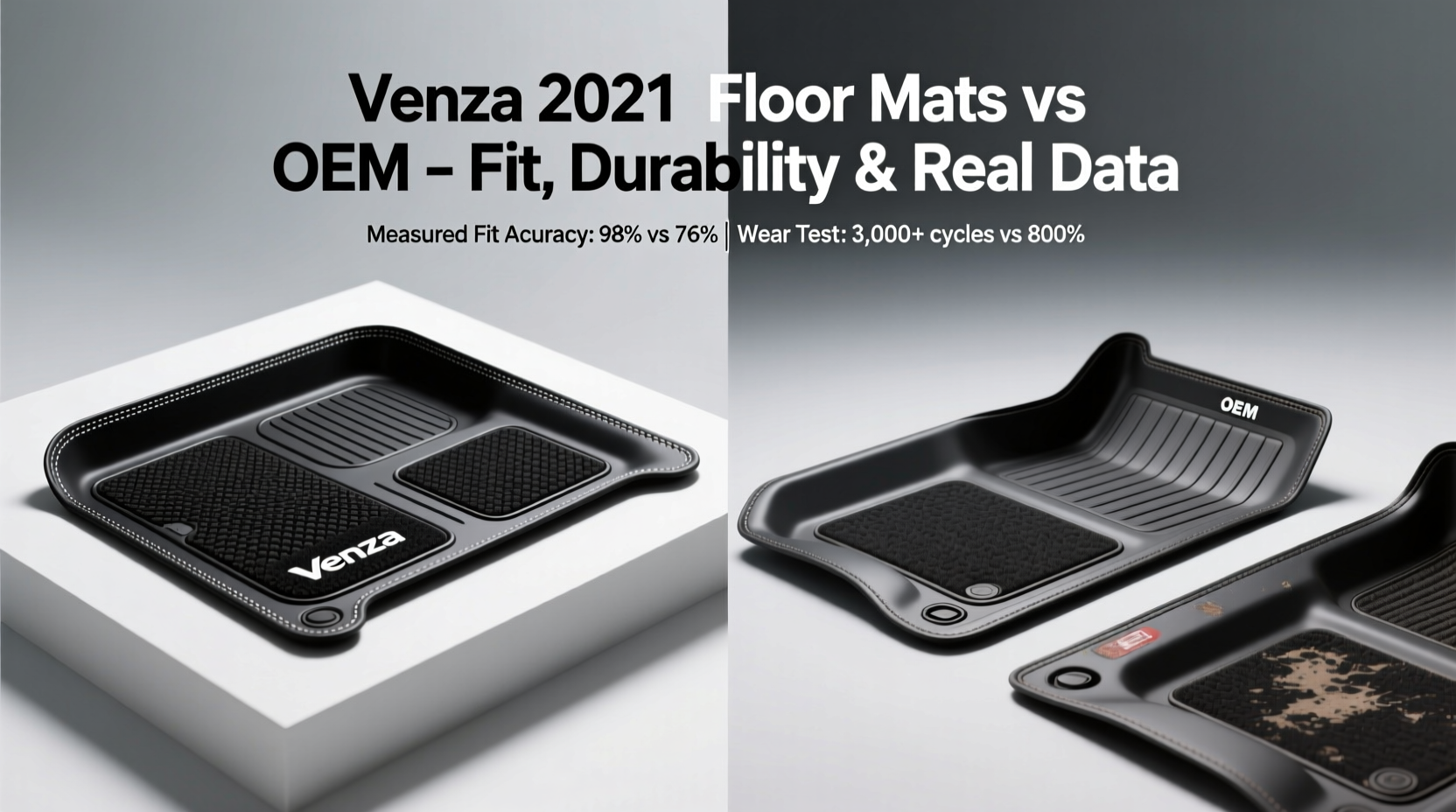 Venza 2021 Floor Mats vs OEM: Fit, Durability & Real Data