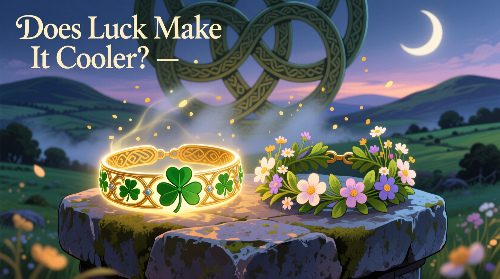 clover vs floral bracelets does the luck of the irish actually make them cooler