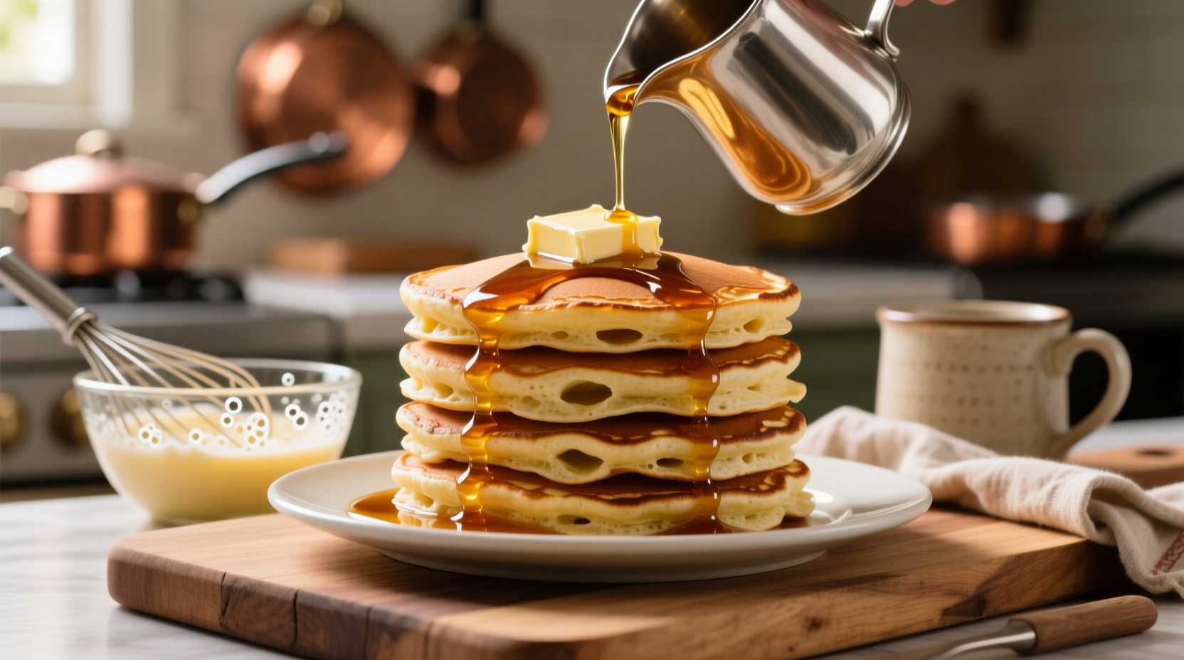 Easy Fluffy Pancake Recipe: Food-Science Tested & Fail-Safe