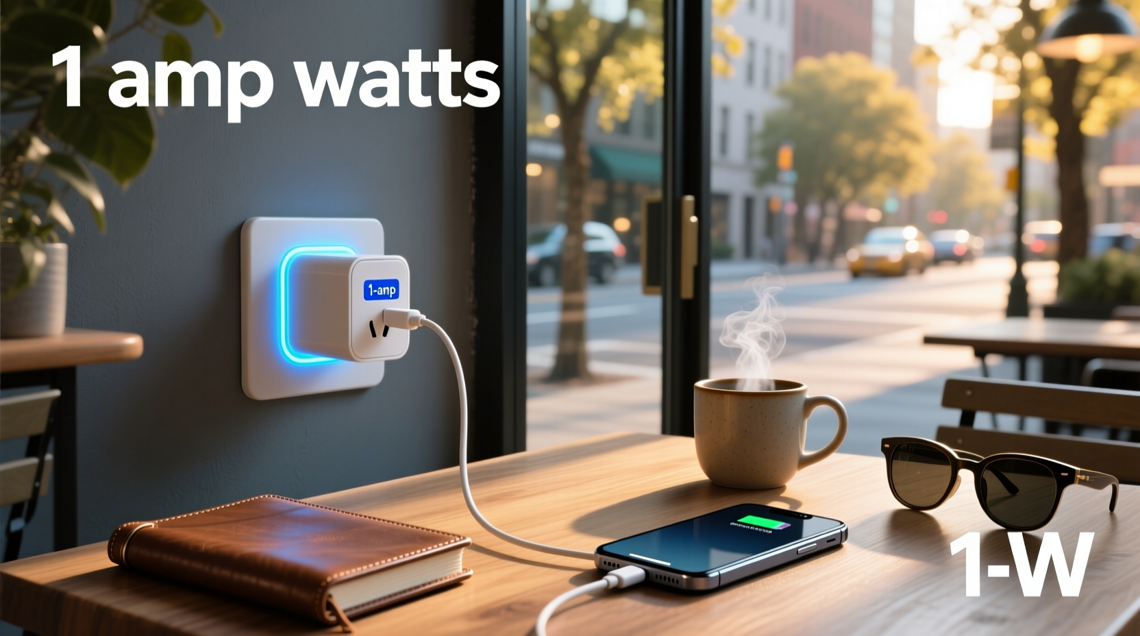 1 amp to watts how to convert