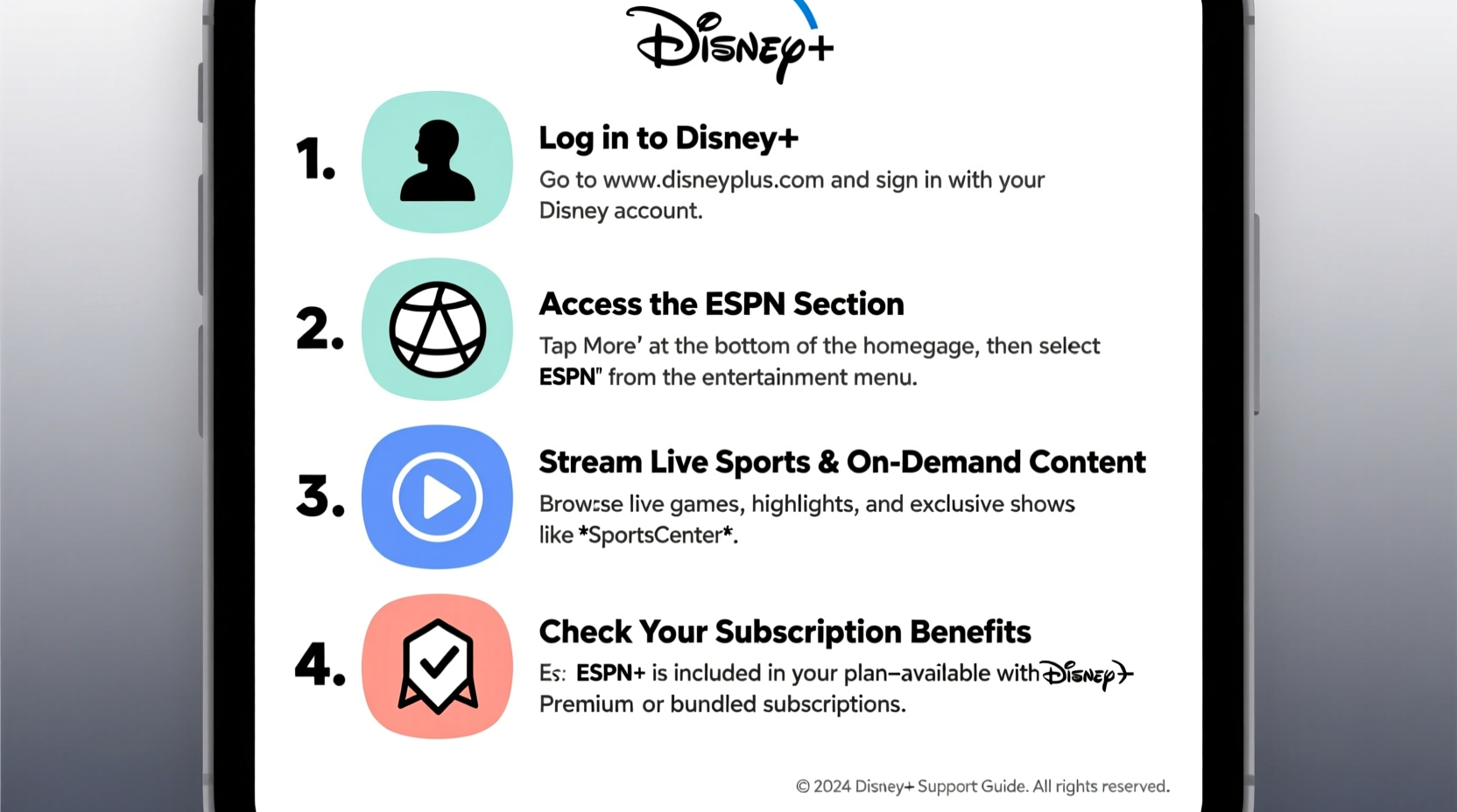 how to access espn content through your disney subscription a step by step guide