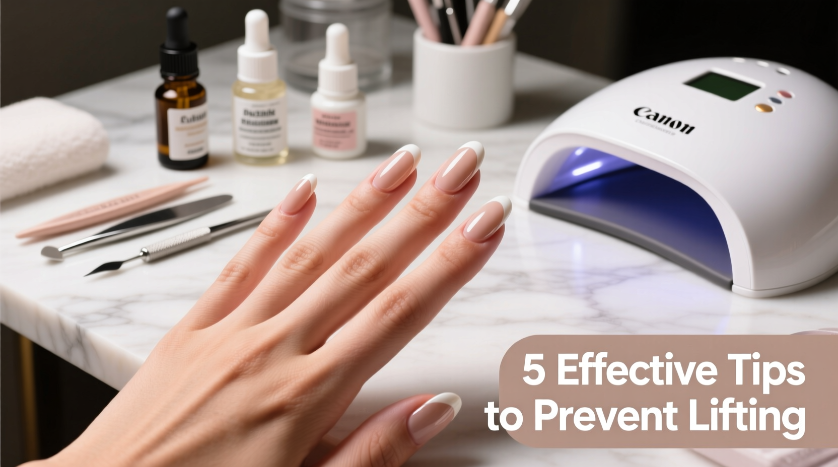 effective tips to stop false nails from lifting and keep them secure longer