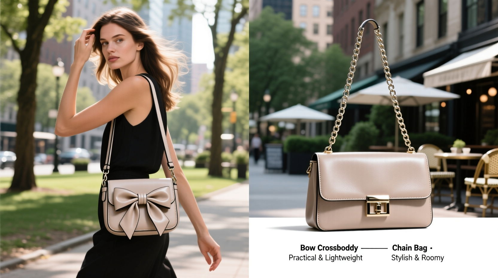 bow crossbody vs chain bag which is more practical and stylish for everyday use