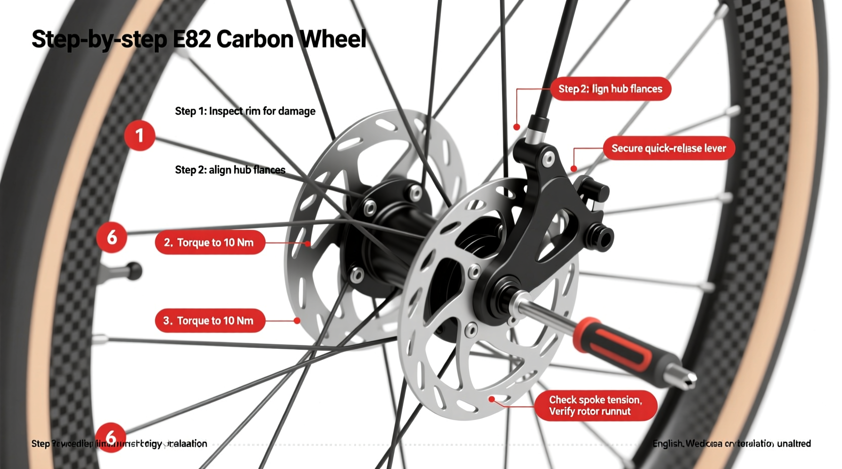 e82 carbon wheel install guide
