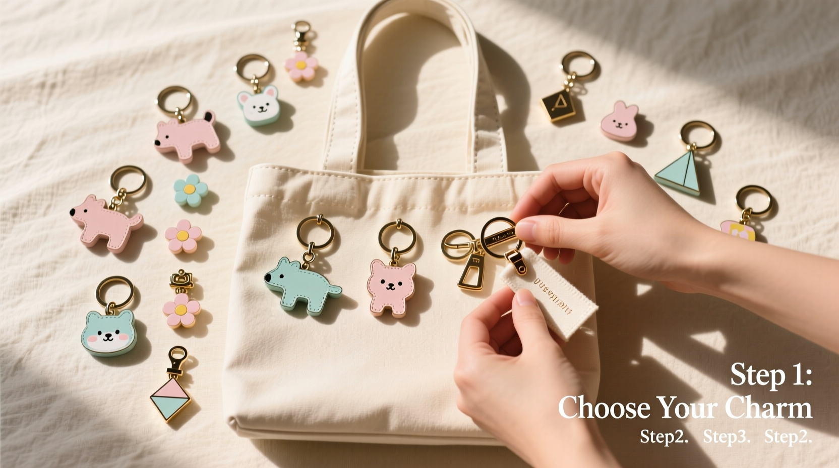 step by step guide to personalizing your bag with adorable keychains for a unique look