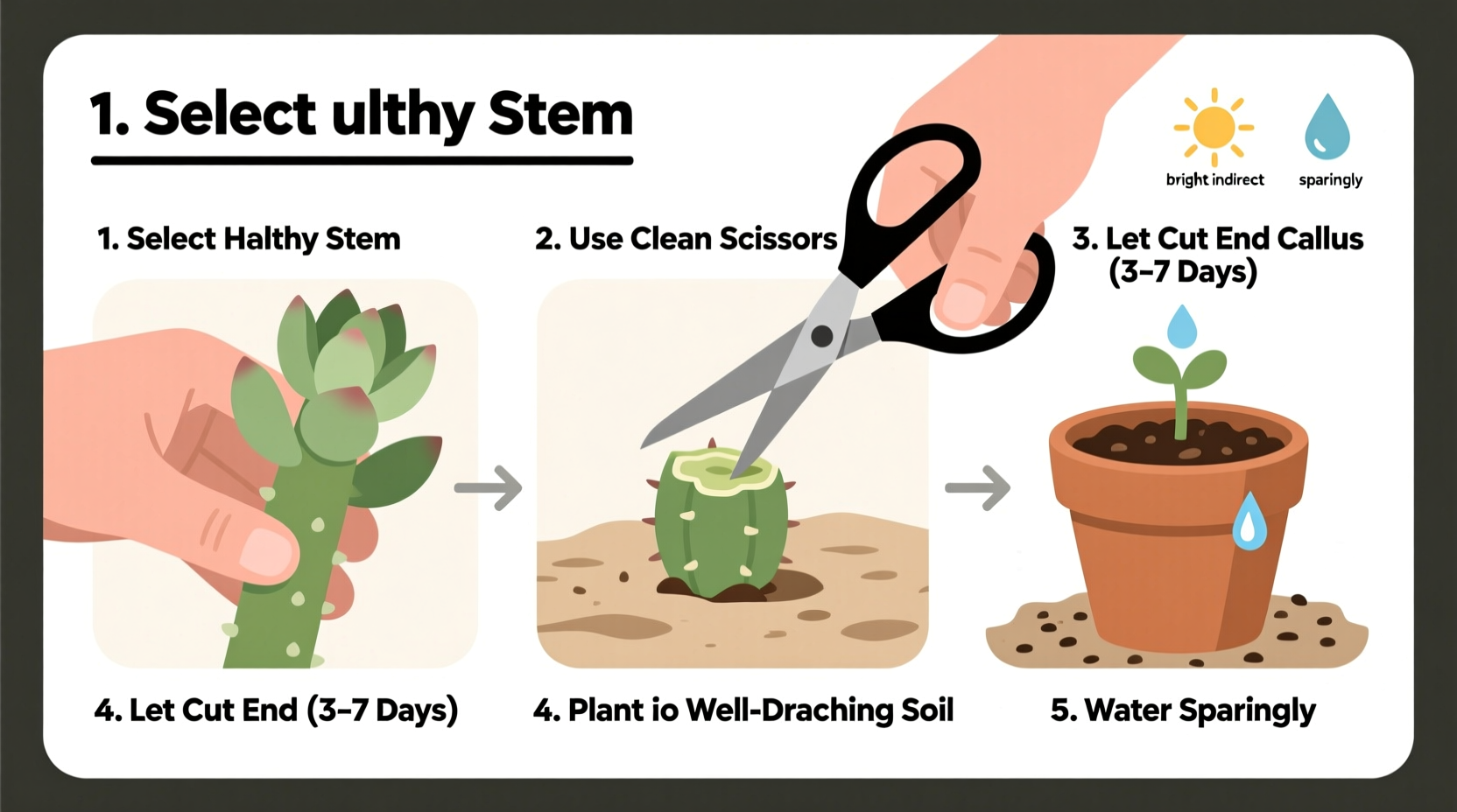 How to Start Succulent Cuttings: Step-by-Step Guide