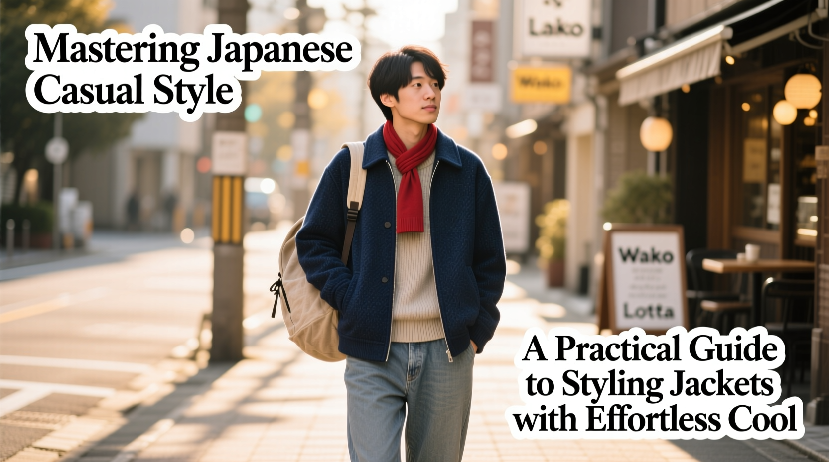 mastering japanese casual style a practical guide to styling jackets with effortless cool