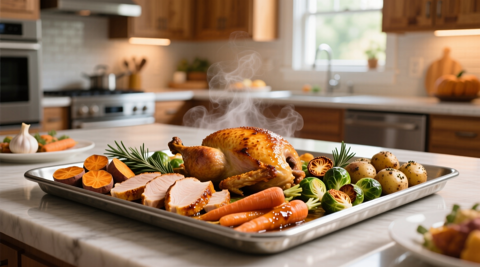how to cook thanksgiving dinner in single a sheet pan