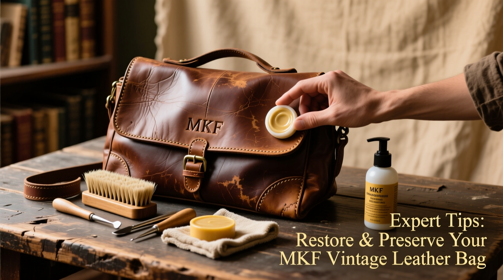 expert tips for maintaining and restoring your vintage mkf leather bag