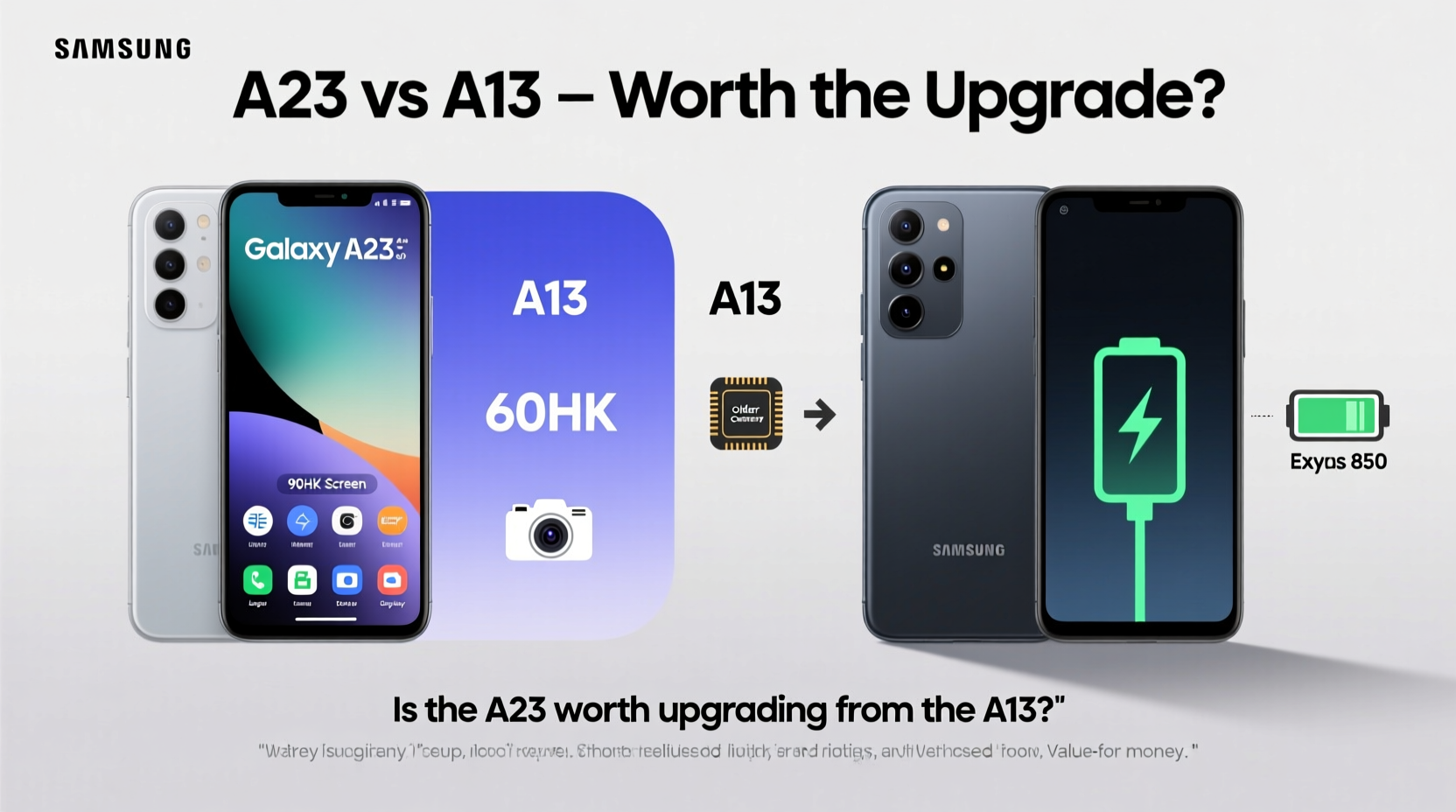 samsung a23 vs a13 is it worth upgrading or is the a23 just hype 2