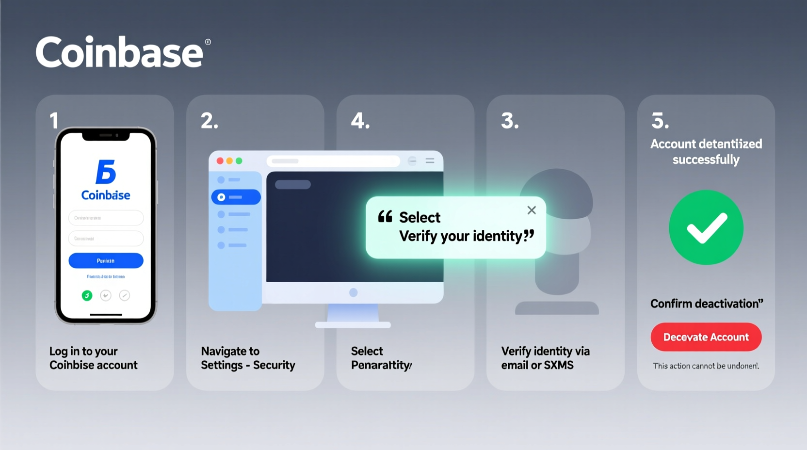 how to securely deactivate your coinbase account a step by step guide