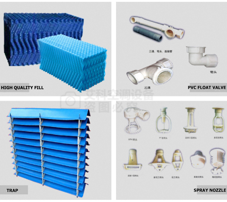 Cross cooling tower PVC film filling material Products from Dezhou Aike