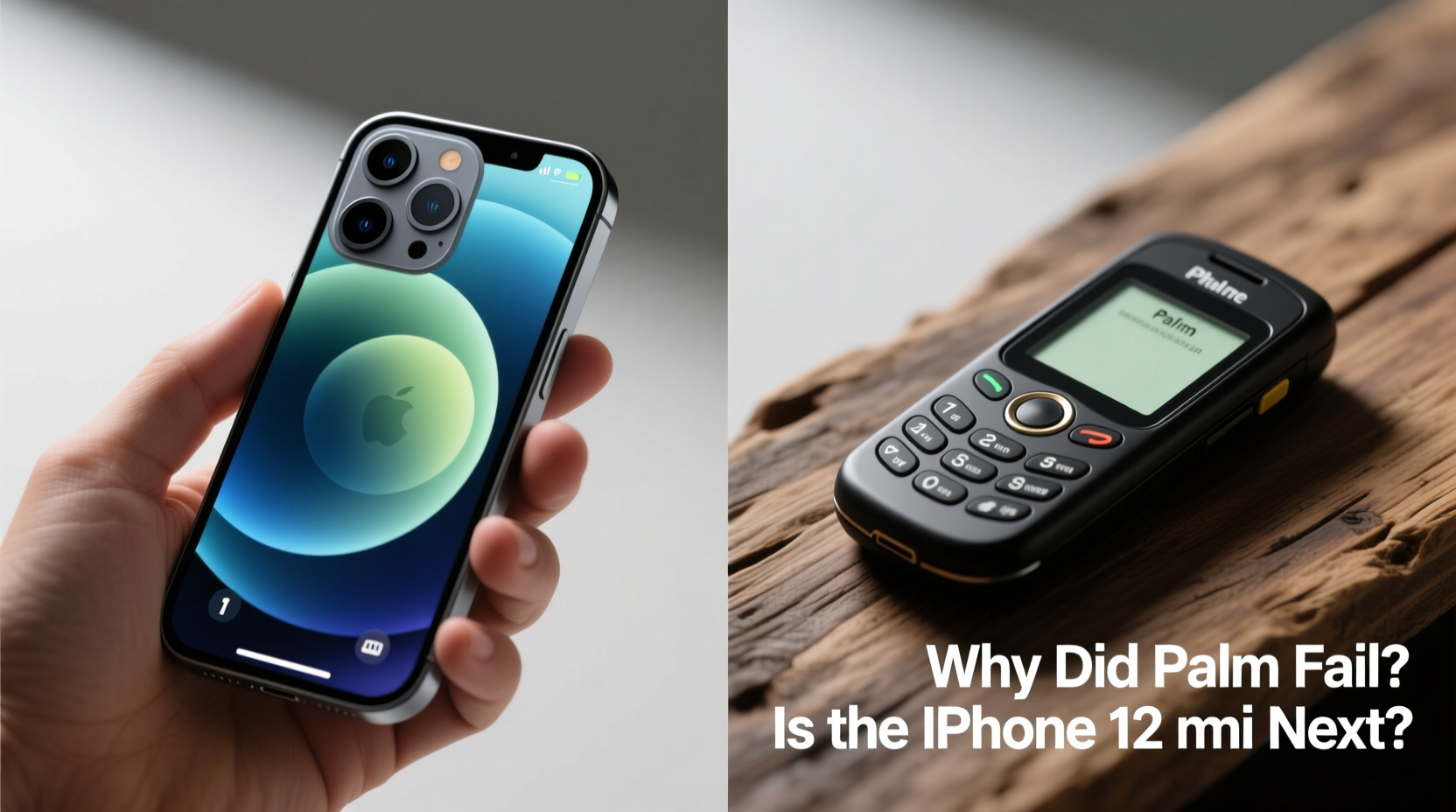 iphone 12 mini vs palm phone why did palm fail and is the mini next