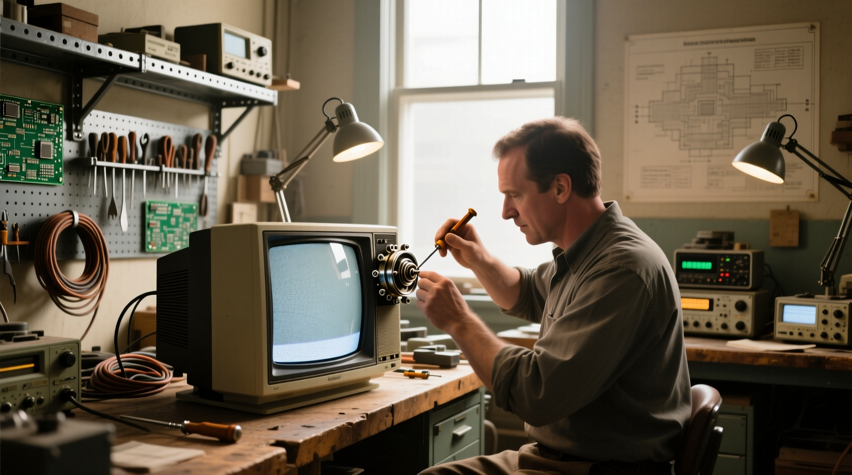 How to Adjust a CRT Deflection Yoke for Proper Image Alignment