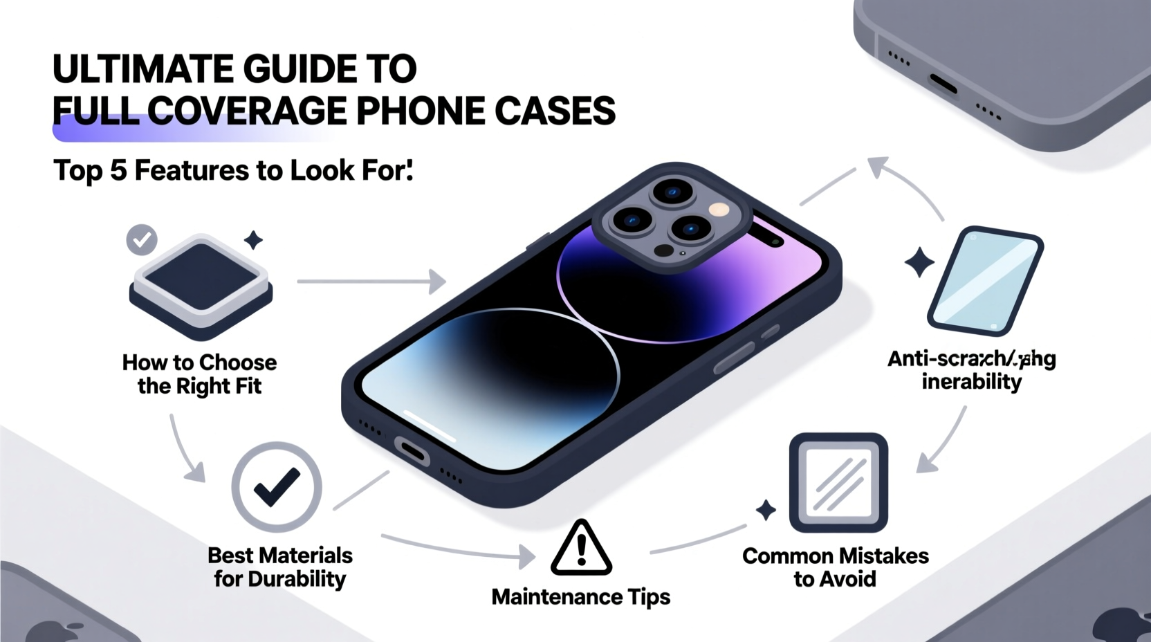 ultimate guide to choosing and using full coverage phone cases to protect your iphone