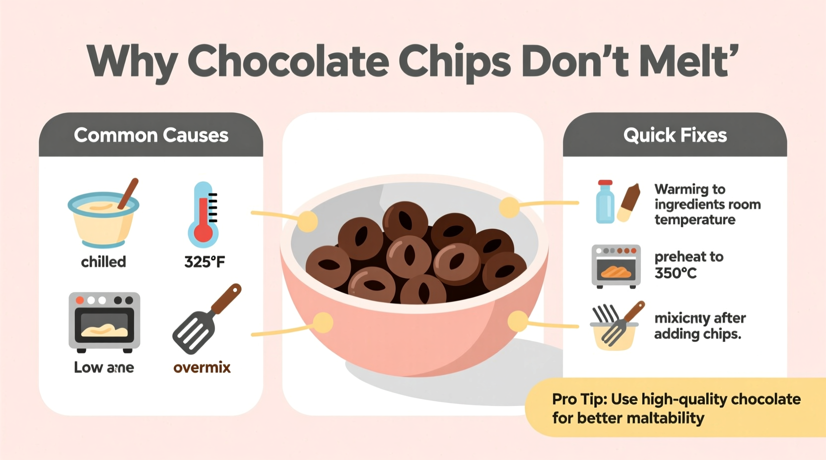 chocolate chips not melting common causes quick fixes