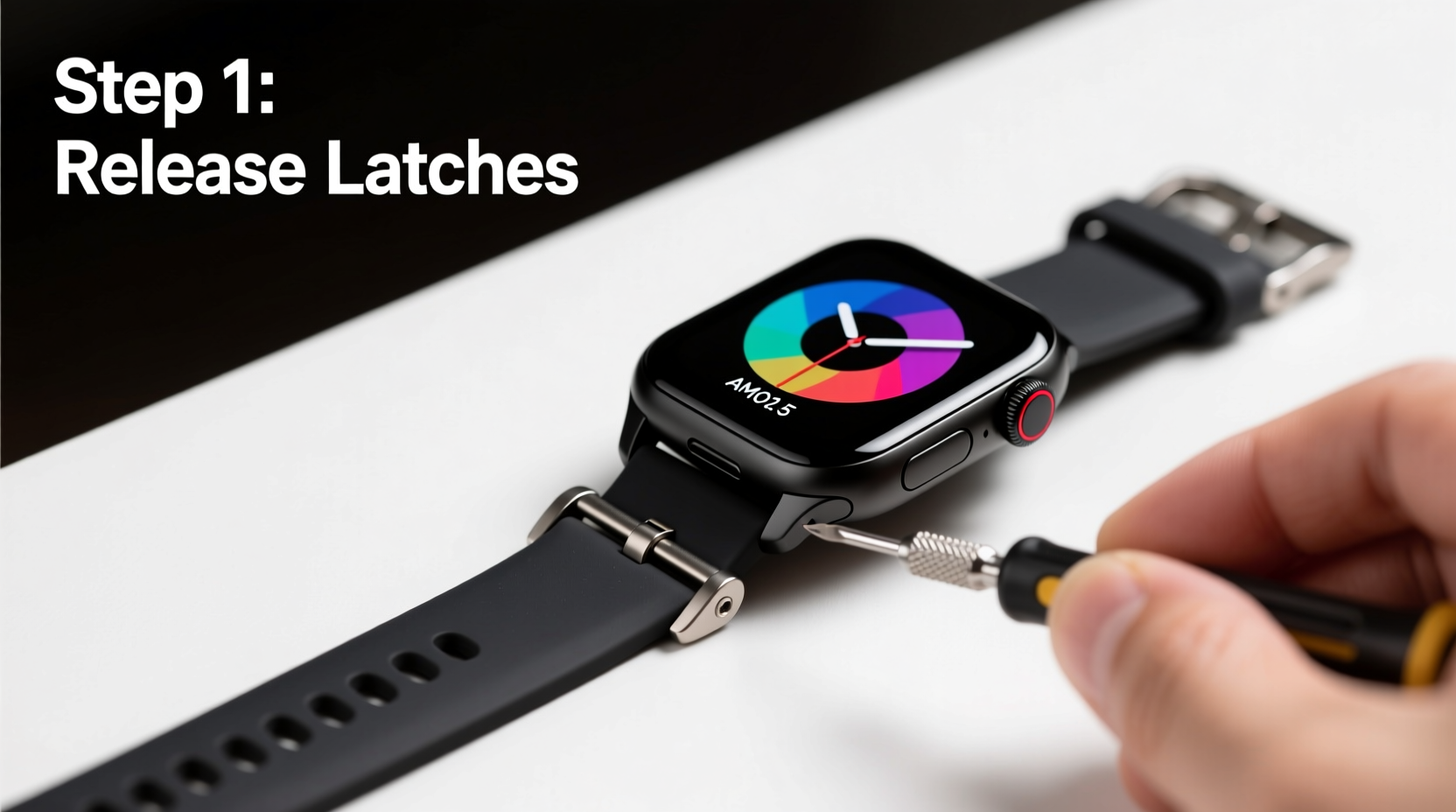 step by step guide to installing a new wristband on your redmi watch 5 for a perfect fit