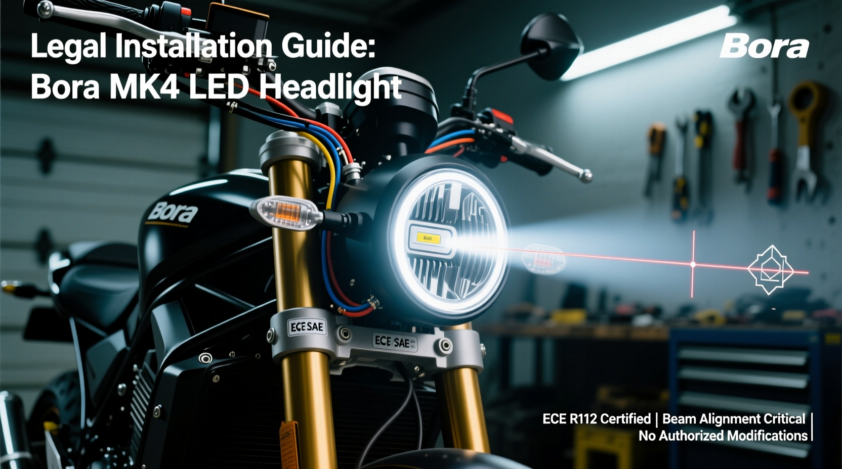 bora mk4 led headlight install