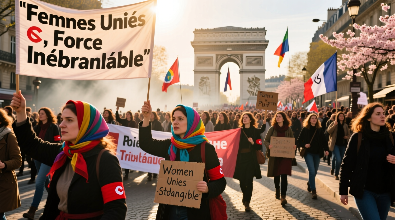 international womens day march paris
