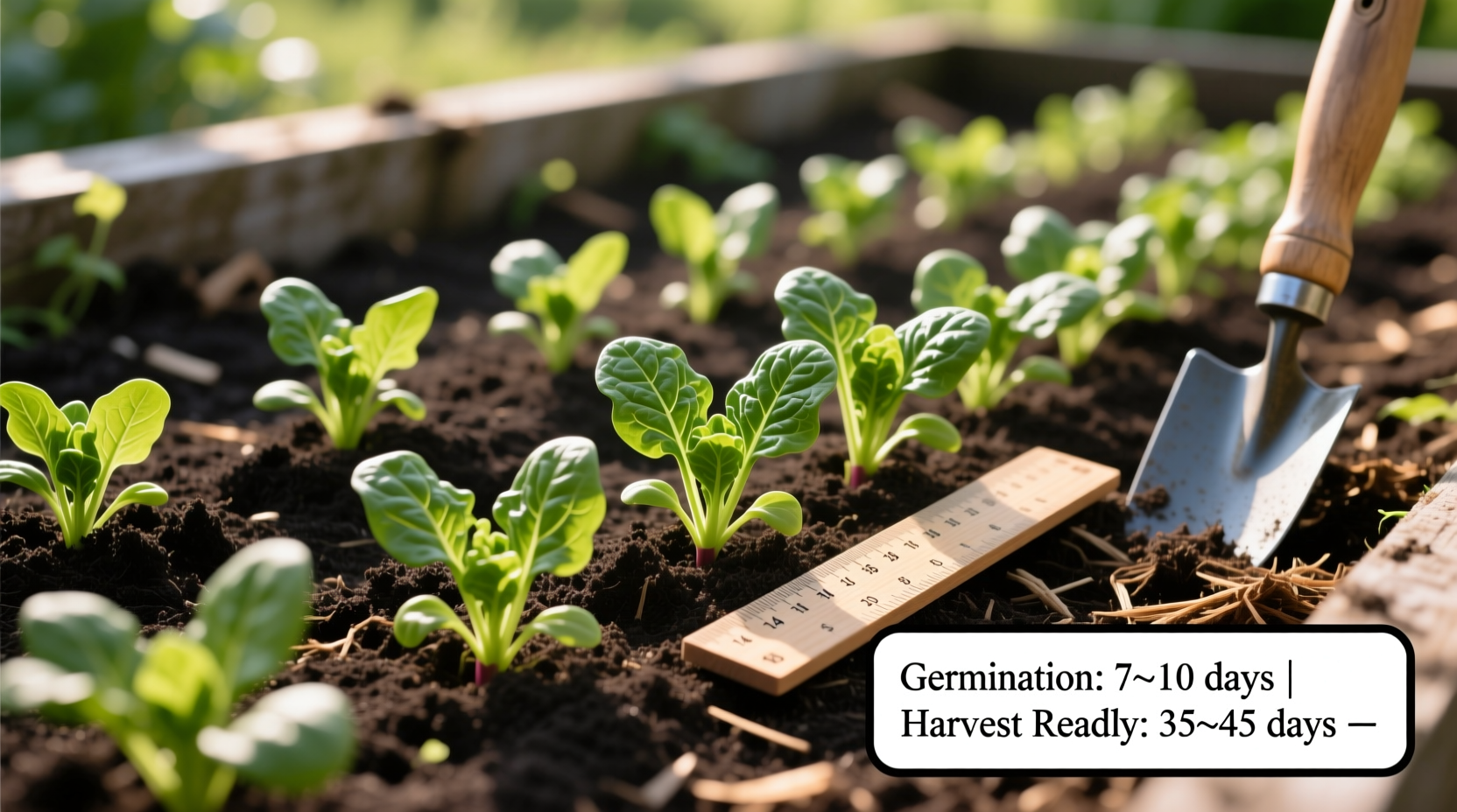 how long does spinach take to grow