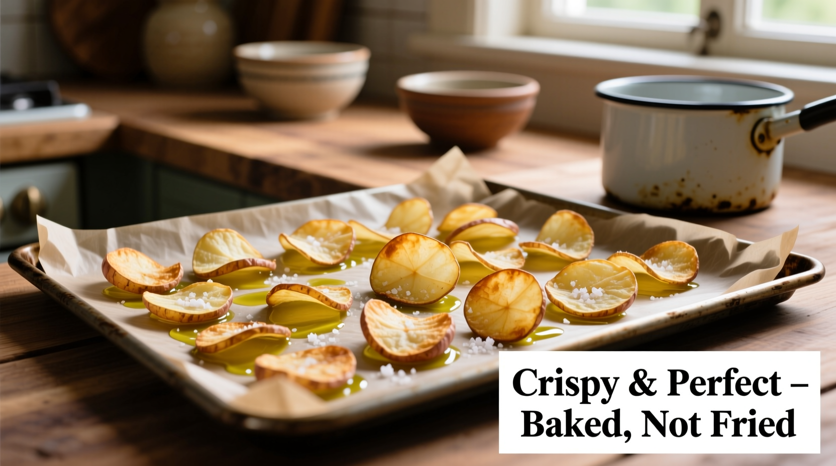 Perfect Oven-Baked Potato Chips: Crispy Recipe in 30 Minutes