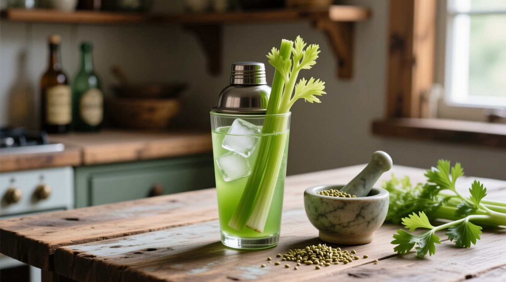homemade celery bitters recipe cocktail ingredient