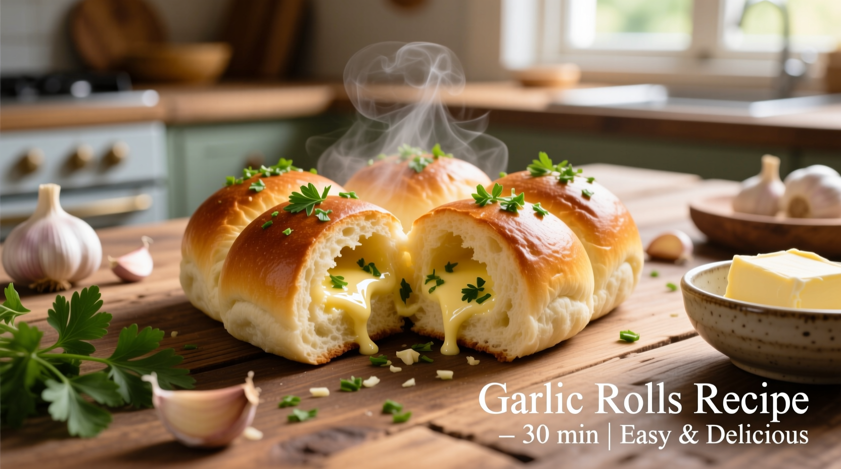 Perfect Garlic Rolls Recipe: Soft, Buttery & Foolproof