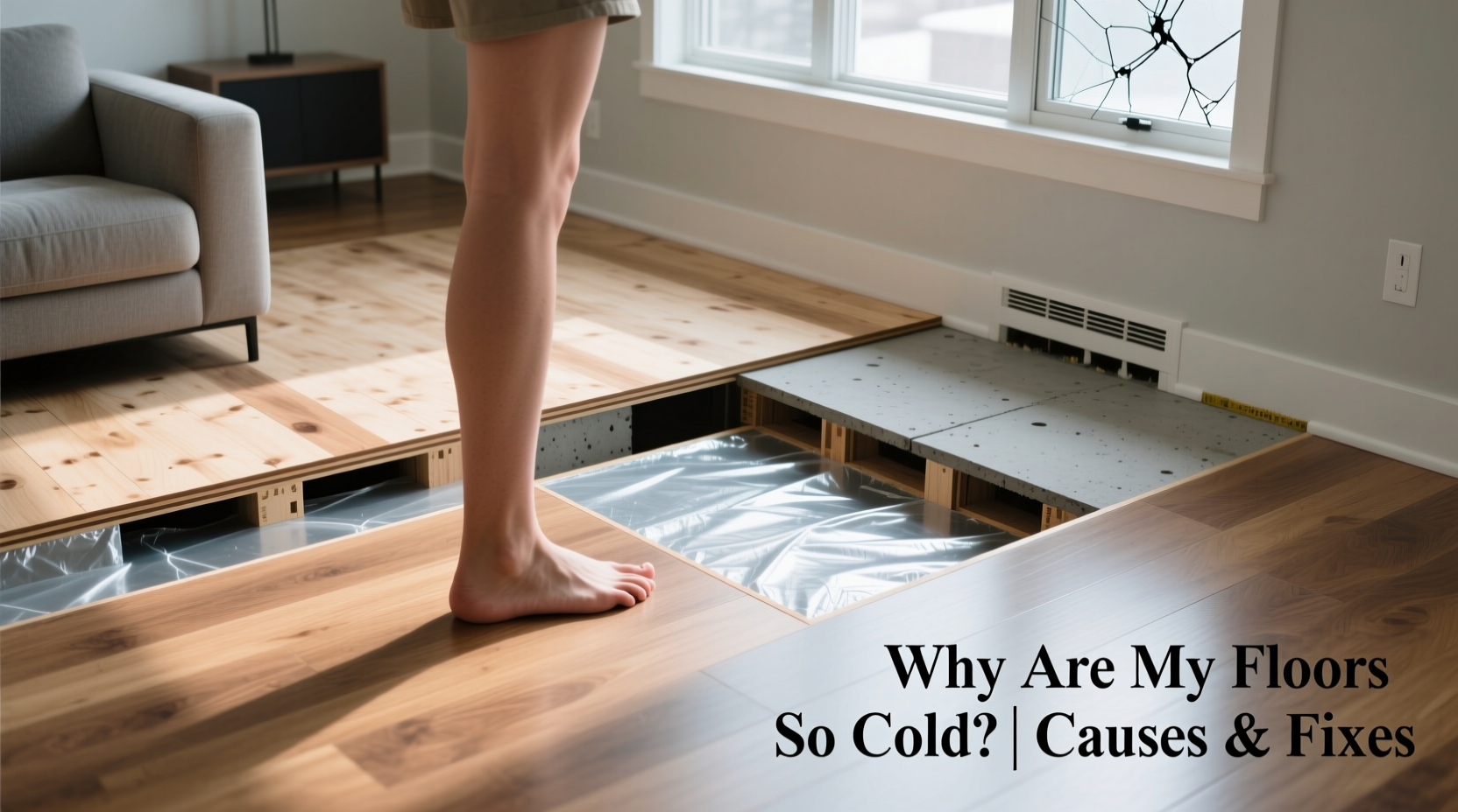 why are my floors so cold causes how to fix them