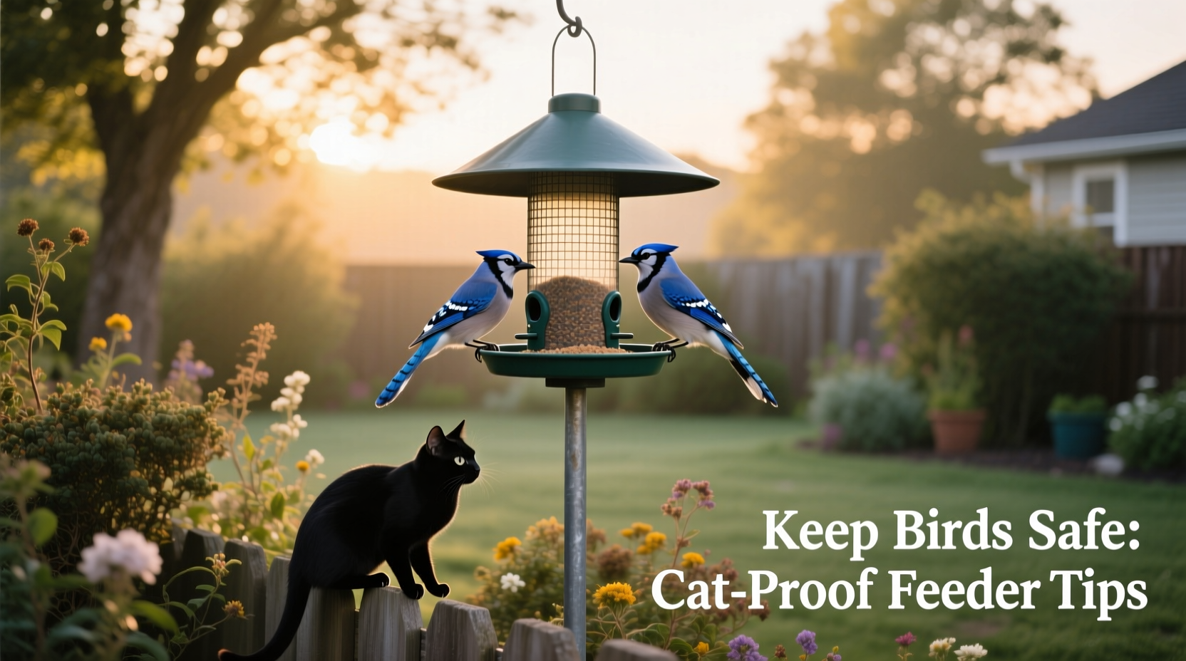 effective strategies to protect your bird feeders from cats and keep birds safe