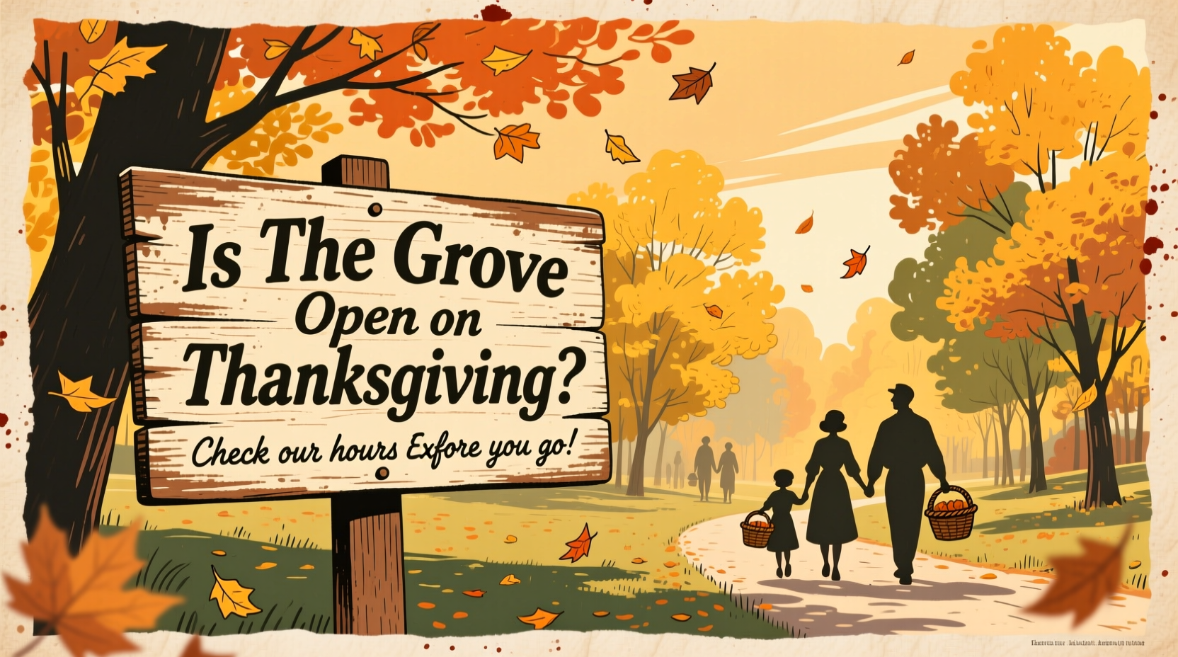 is the grove open on thanksgiving