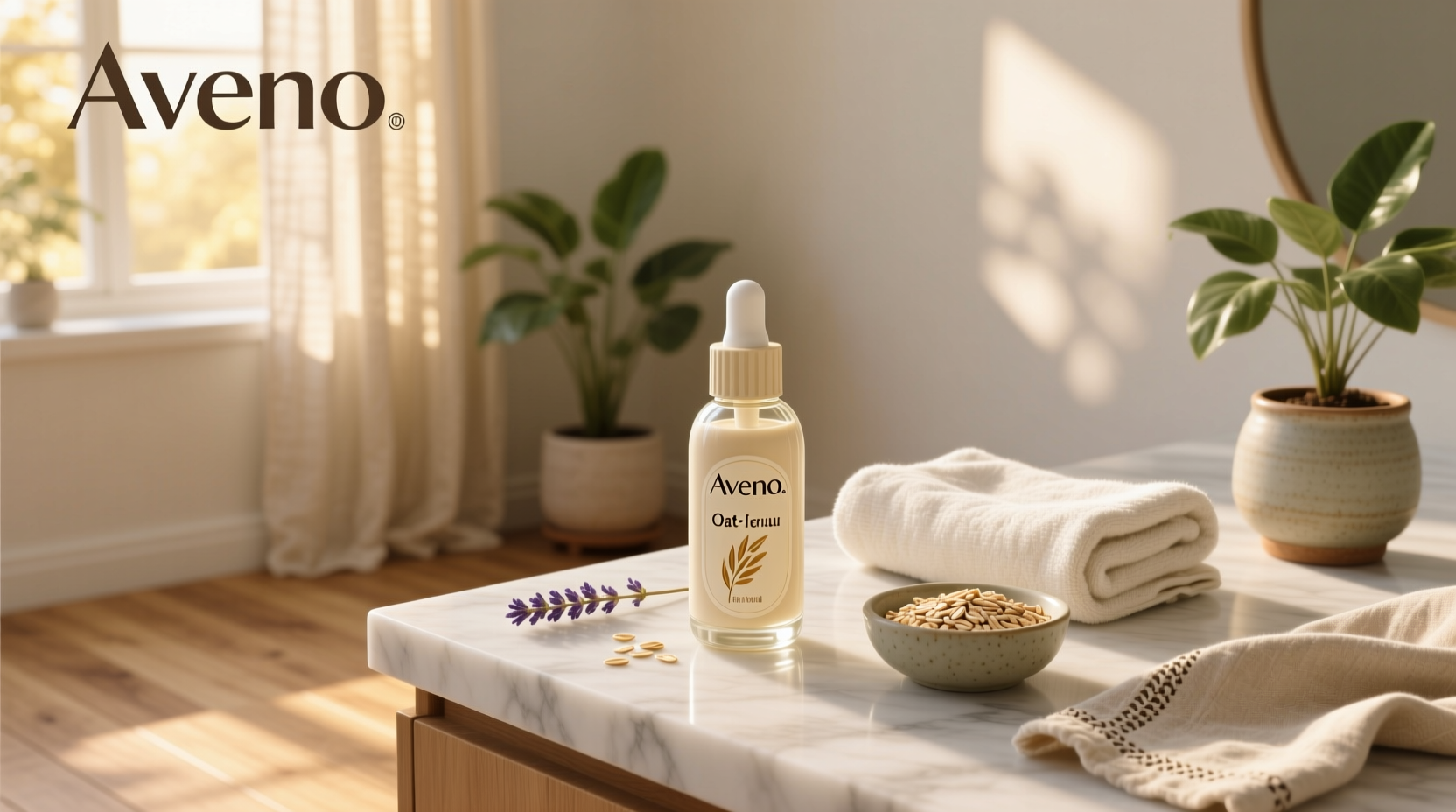 aveeno oat serum for sensitive skin