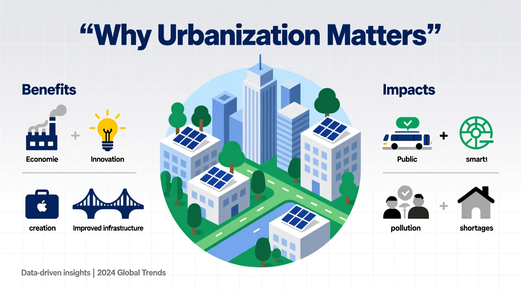 why is urbanization important benefits impacts explained