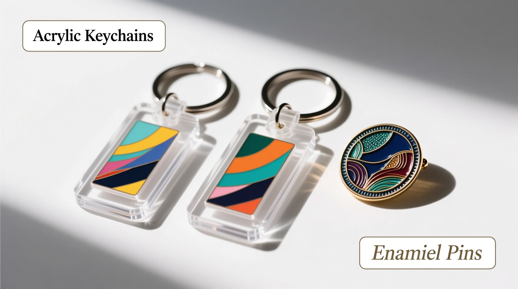 acrylic keychains vs enamel pins are enamel pins still worth it or is acrylic better now