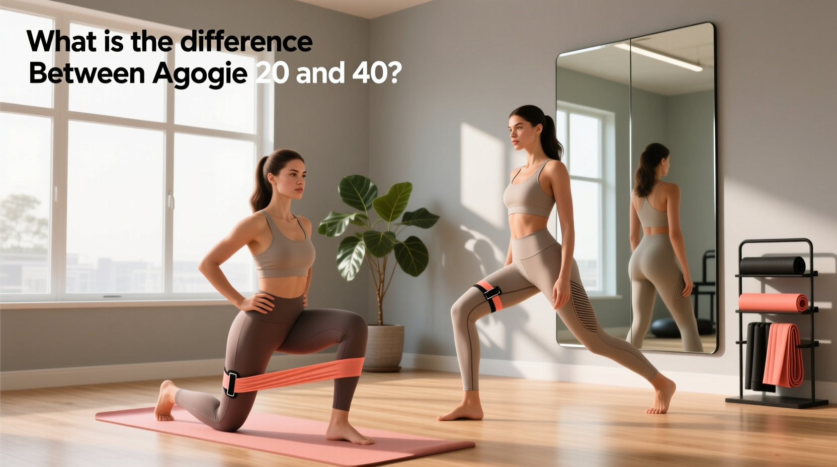 agogie +20 vs +40 leggings comparison