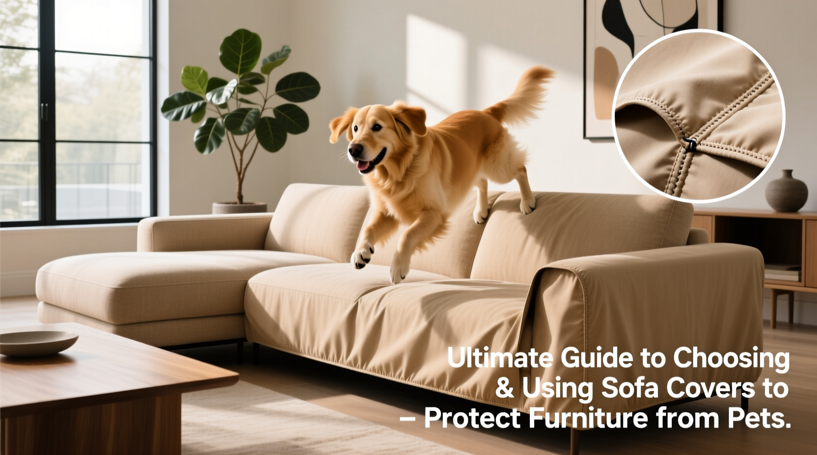 ultimate guide to choosing and using sofa covers to protect furniture from pets