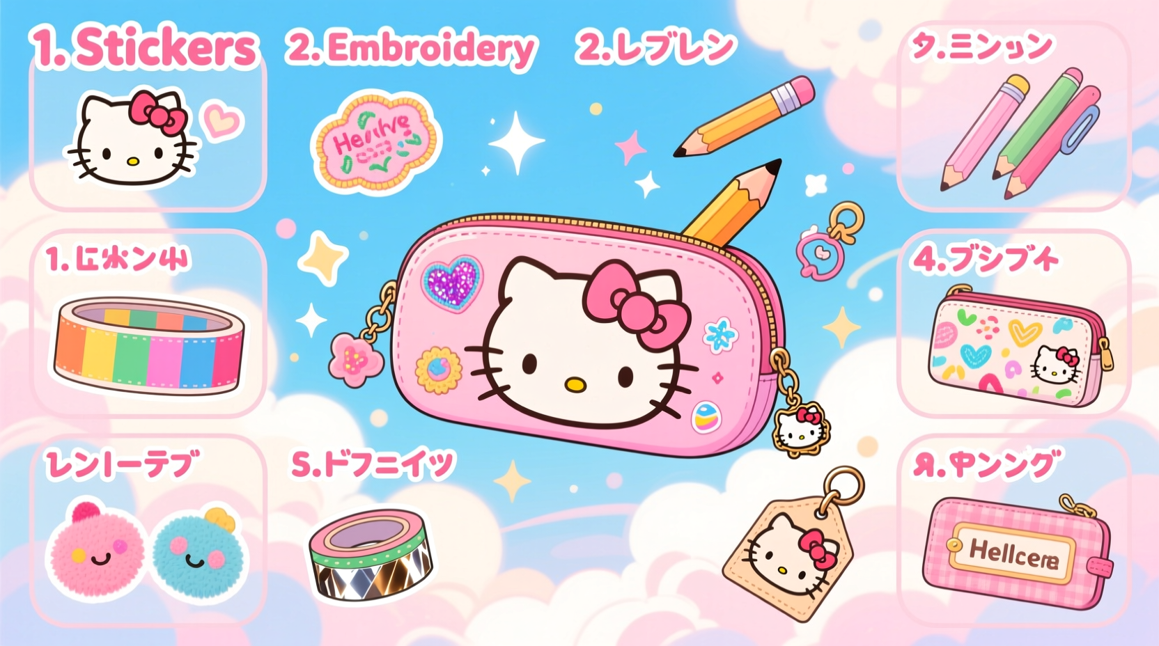 10 fun and easy ideas to personalize your hello kitty pencil case for a unique look