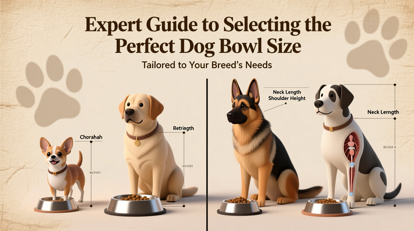 expert guide to selecting the perfect dog bowl size tailored to your breeds needs