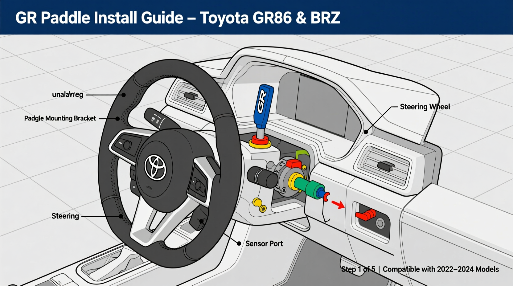 GR Paddle Install Guide: Step-by-Step for Toyota GR86 & BRZ