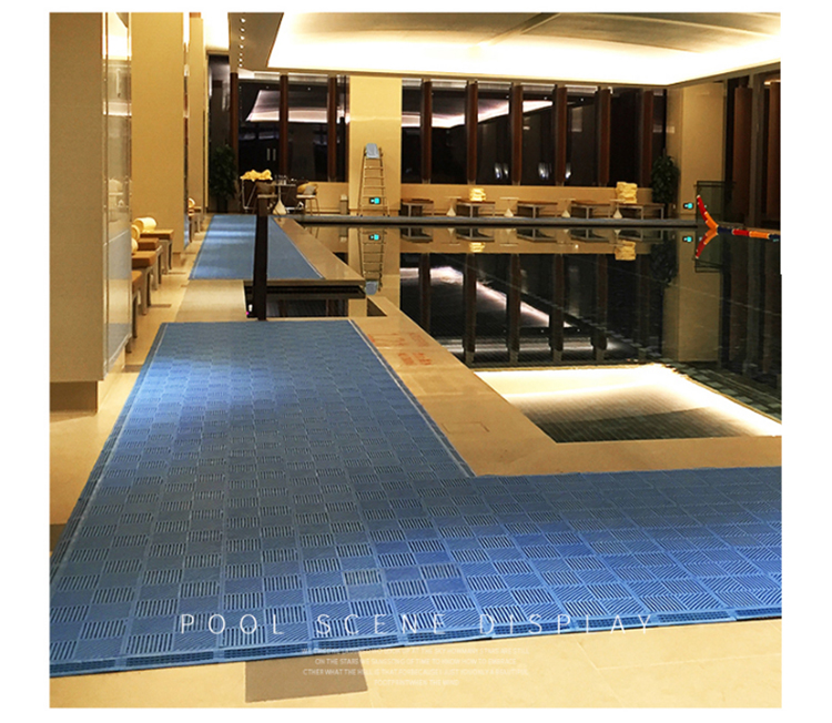 Fashion Floor Mat Non Slip PVC Interlocking Bath washing room Mat(图5)