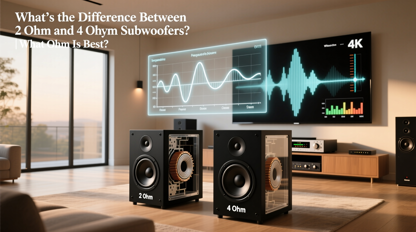 How to Choose Between 2 Ohm and 4 Ohm Subwoofers