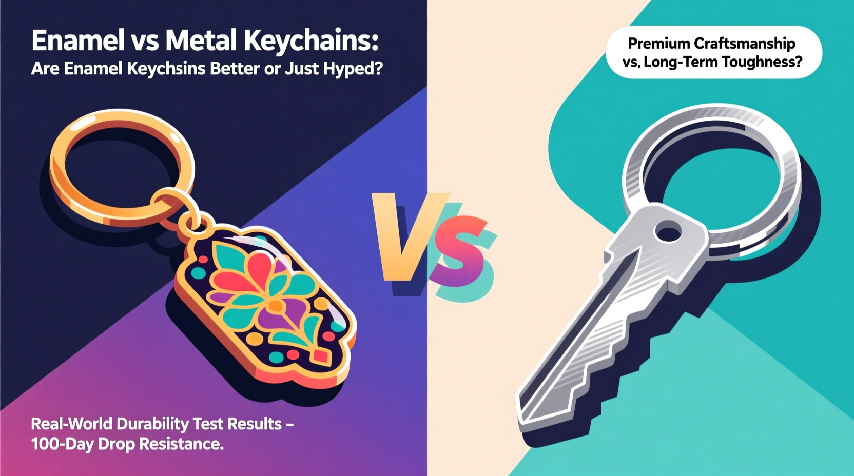 enamel vs metal keychains are enamel keychains actually better or just hyped
