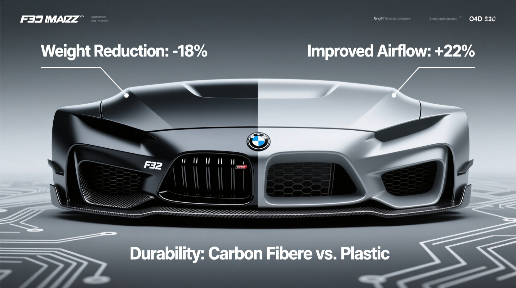 f32 carbon diffuser vs oem