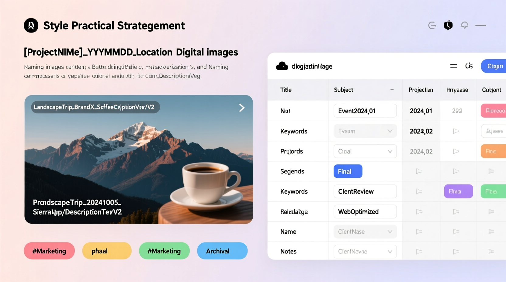 creative and practical strategies for naming pictures to enhance organization and impact